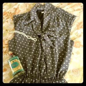 Polka dot work dress